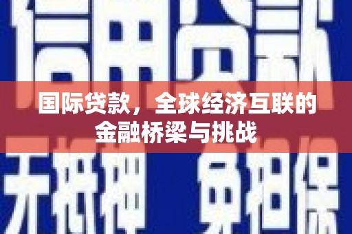 镇康国际贷款，全球经济互联的金融桥梁与挑战