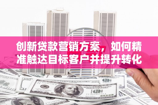 镇康创新贷款营销方案，如何精准触达目标客户并提升转化率