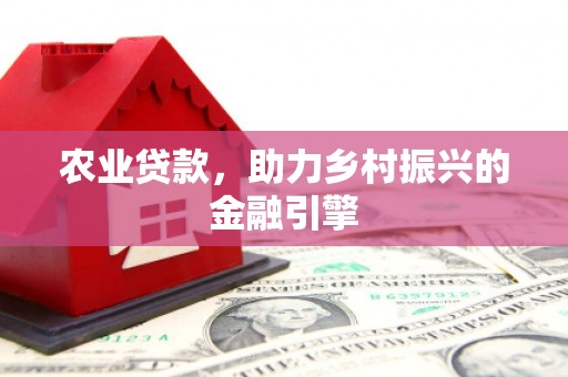 镇康农业贷款，助力乡村振兴的金融引擎
