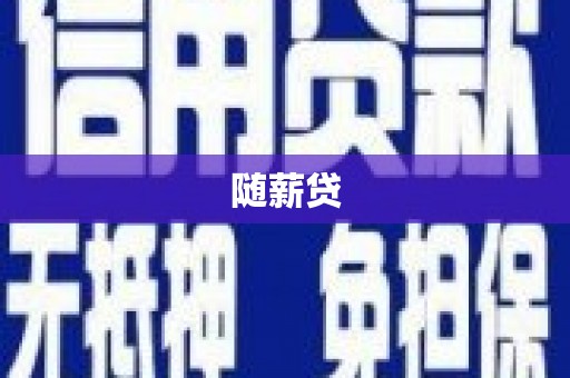 镇康随薪贷