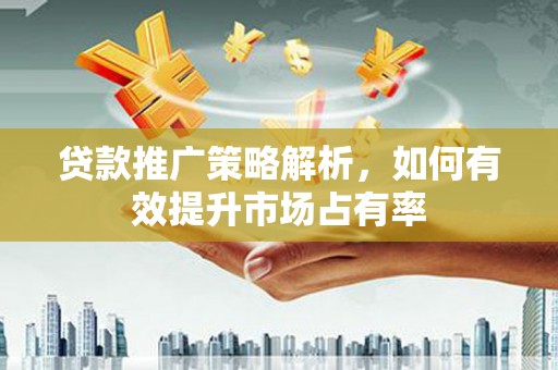 镇康贷款推广策略解析，如何有效提升市场占有率