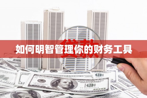 镇康如何明智管理你的财务工具