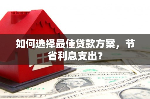 镇康如何选择最佳贷款方案，节省利息支出？