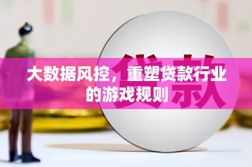 镇康大数据风控，重塑贷款行业的游戏规则