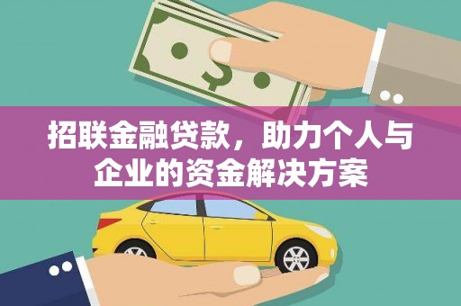 镇康招联金融贷款，助力个人与企业的资金解决方案