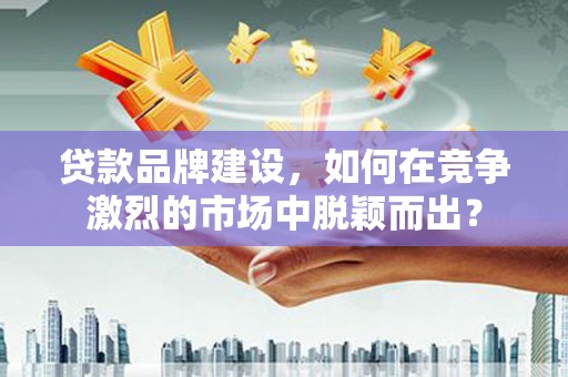 镇康贷款品牌建设，如何在竞争激烈的市场中脱颖而出？