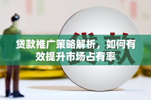 镇康贷款推广策略解析，如何有效提升市场占有率