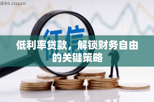 镇康低利率贷款，解锁财务自由的关键策略