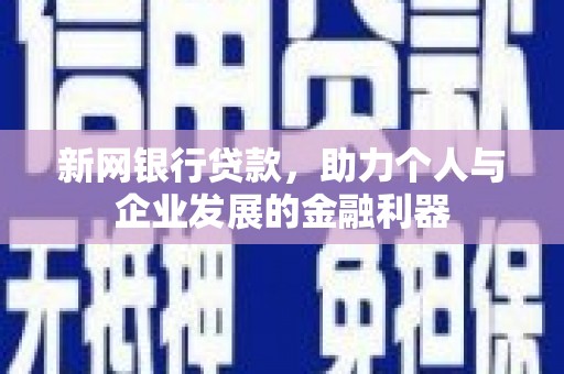 镇康新网银行贷款，助力个人与企业发展的金融利器