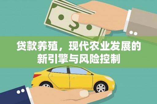 镇康贷款养殖，现代农业发展的新引擎与风险控制