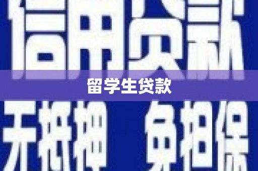 镇康留学生贷款