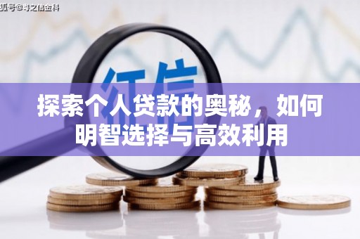 镇康探索个人贷款的奥秘，如何明智选择与高效利用