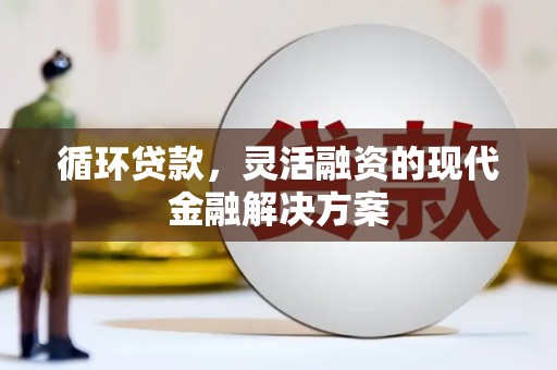 镇康循环贷款，灵活融资的现代金融解决方案