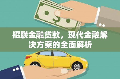 镇康招联金融贷款，现代金融解决方案的全面解析