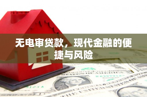 镇康无电审贷款，现代金融的便捷与风险