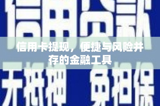 镇康信用卡提现，便捷与风险并存的金融工具