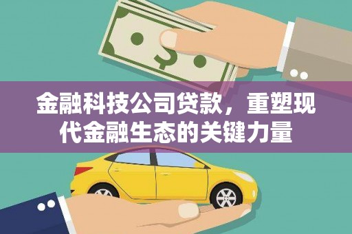 镇康金融科技公司贷款，重塑现代金融生态的关键力量