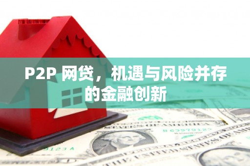 镇康P2P 网贷，机遇与风险并存的金融创新