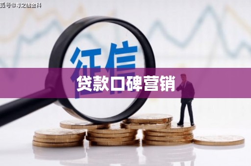 镇康贷款口碑营销