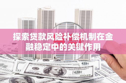 镇康探索贷款风险补偿机制在金融稳定中的关键作用