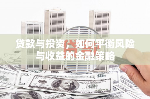 镇康贷款与投资，如何平衡风险与收益的金融策略