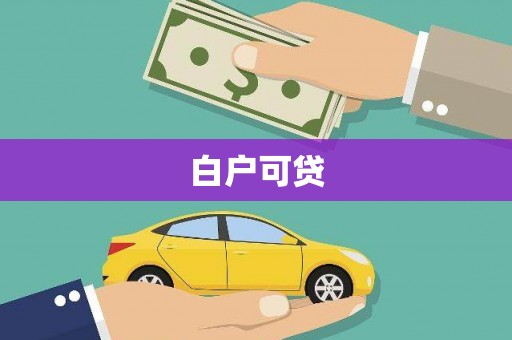 镇康白户可贷