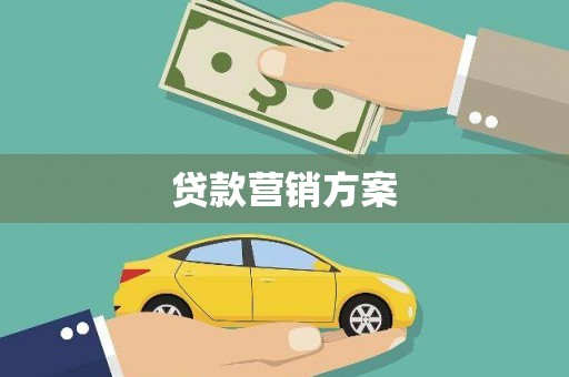 镇康贷款营销方案