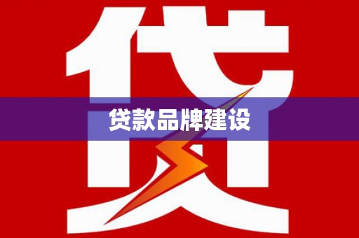 镇康贷款品牌建设
